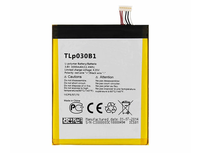 Batería para OneTouch-OT-800/802-799A/alcatel-TLp030B1